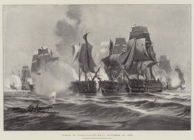 「Twas in Trafalgar&39;s Bay、1805年10月21日 作： Charles John de Lacy